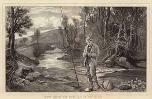 Pesca alla trota, il primo lancio della stagione