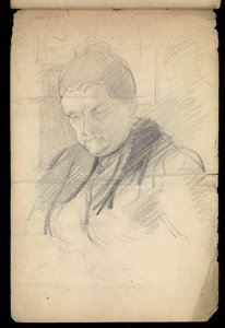 Ritratto di una donna, taccuino