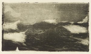 Paesaggio marino - onde grigio-nere 1, XX secolo da John Everett