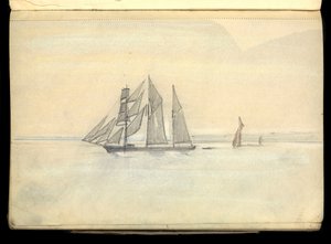 Paesaggio marino, Taccuino da John Everett