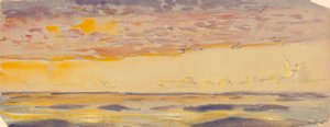 Marina, mare giallo e nuvole viola, fine XIX secolo - metà XX secolo