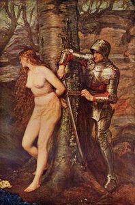 Un cavaliere errante - Figura della letteratura di romanzi cavallereschi, illustrazione da 