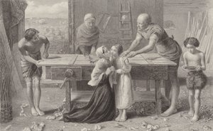 Cristo nella casa dei suoi genitori da John Everett Millais