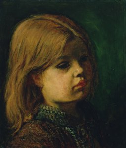 Testa di una ragazza da John Everett Millais