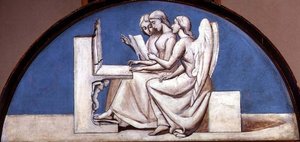 Musica, lunetta da una serie di sei, c.1847