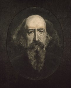 Ritratto di Alfred, Lord Tennyson 1809-1892 da John Everett Millais