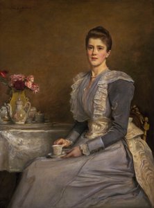 Ritratto di Mrs. Joseph Chamberlain (1864-1957) da John Everett Millais