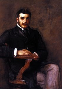 Sir Arthur Seymour Sullivan (1842 - 1900). Dipinto di J. E. Millais. National Portrait Gallery, Londra