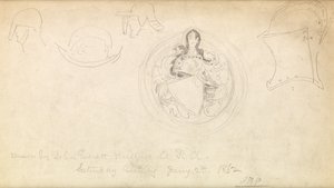 Schizzo per uno stemma da John Everett Millais