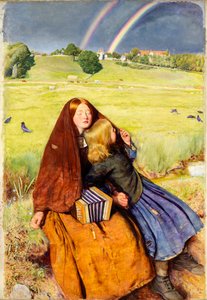 La ragazza cieca, 1854-56 da John Everett Millais