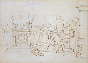 Il ritorno del crociato, 1840 da John Everett Millais