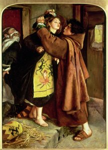 La Fuga di un Eretico, 1559, 1857 da John Everett Millais