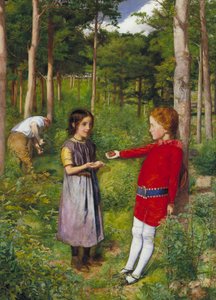 La figlia del boscaiolo da John Everett Millais