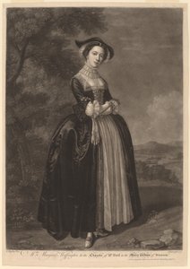 Mrs. Margaret Woffington nel ruolo di Mrs. Ford in Le allegre comari di Windsor
