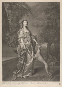 Elizabeth, Duchessa di Hamilton da John Faber the younger
