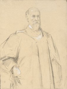 Giudice Wayland, studio per un dipinto a Yale da John Ferguson Weir
