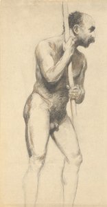 Nudo Maschile con un Palo