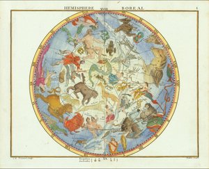 1776 - John Flamsteed - Emisfero Boreale (ritagliato)
