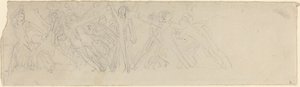 Scena di battaglia antica (?) da John Flaxman