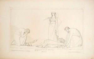Clitennestra e il coro da John Flaxman