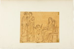 Cupido e le tre donne da John Flaxman
