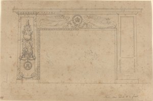 Progetto per il Camino nella Sala del Trono, Buckingham Palace