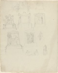 Disegni per monumenti da John Flaxman