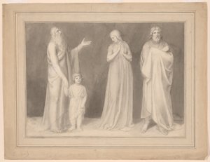 Hannah presenta Samuele a Eli da John Flaxman