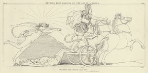 Il corpo di Ettore trascinato dal carro di Achille da John Flaxman
