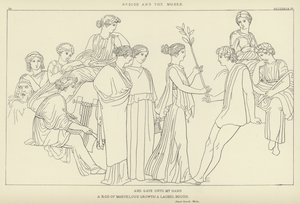Esiodo e le Muse da John Flaxman