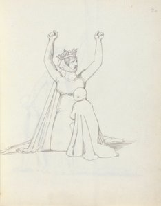 Mrs Siddons come Constance da John Flaxman