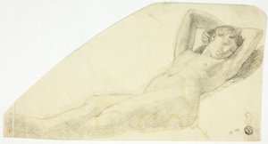 Ragazza nuda addormentata