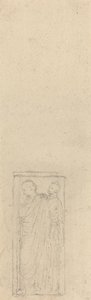 Rilievo con due figure incappucciate da John Flaxman
