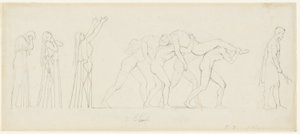 Sette capi contro Tebe da John Flaxman