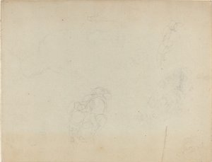 Foglio di studi (recto e verso) da John Flaxman