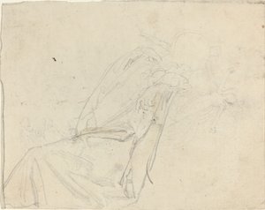 Foglio di studi [recto e verso] da John Flaxman