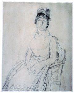 Schizzo di Eliza Soane, c.1800 da John Flaxman