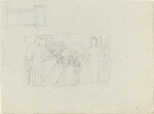 Studio per un Monumento a un Ecclesiastico [recto e verso] da John Flaxman