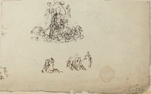 Studio di Nettuno e Creature Marine (?) da John Flaxman