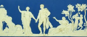 La scelta di Ercole, placca di Wedgwood