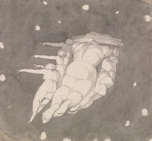 La creazione dei cieli da John Flaxman