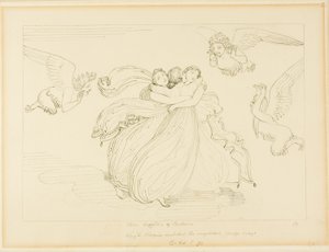 Le Arpie e le Figlie di Pandarus da John Flaxman