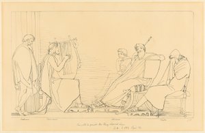 Il canto di Demodocus da John Flaxman