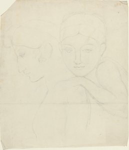 Due Teste di Donne da John Flaxman