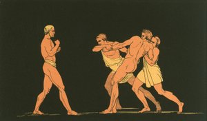 Ulisse si prepara a combattere con Irus