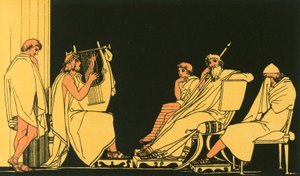 Ulisse piange al canto di Demodoco