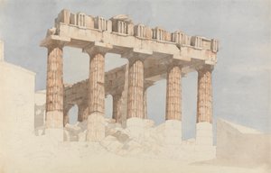 Il lato est e sud del Partenone da John Foster