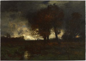 Una giornata tempestosa, 1887 da John Francis Murphy