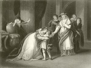 Elisabetta regina di Edoardo IV che si separa dal figlio, il duca di York da John Francis Rigaud
