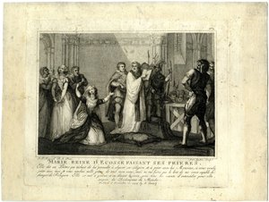 Le ultime ore di Maria Stuarda, regina di Scozia da John Francis Rigaud